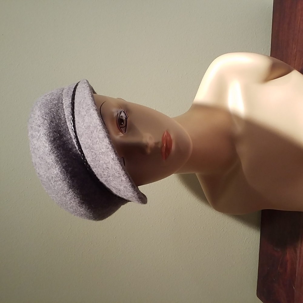 Sonoma Gray Wool Cabbie Cap